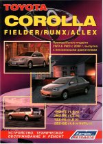 TOYOTA COROLLA FIELDER/RUNX/ALLEX (Тойота королла филдер/ранкс/алекс). Устройство, техническое обслуживание и ремонт.